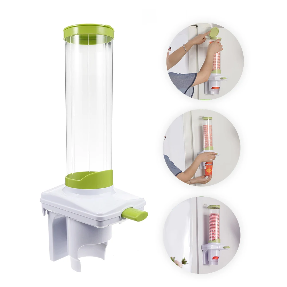 

Automatic Paper Cup Storage Rack for Water Cooler Disposable Plastic Container Holder or Water Dispenser Disposable Cups