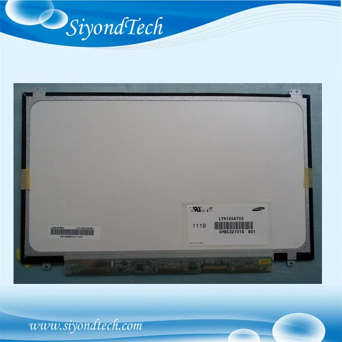 

A+ 12.5inch Original LTN125AT03 LTN125AT03-803 LTN125AT03-801 For samsung 350U2B-A04 NP400B2B np350u2a a01 laptop LCD LED screen