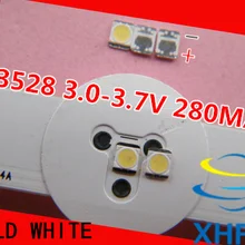 50 шт. для LG 2835 Светодиодный ремонт 32 ЖК-дисплей ТВ 55-дюймовый сенсорный светодиодный задний светильник бусины 3 в 1 Вт 3528 2835 холодный белый Светодиодный светильник из бисера