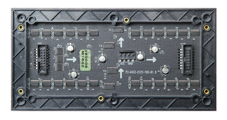 P3 실내 SMD2121 1/16 스캔 RGB 풀 컬러 LED 디스플레이 스크린 패널 모듈, 192x96mm, 64x32 픽셀, 3 in 1