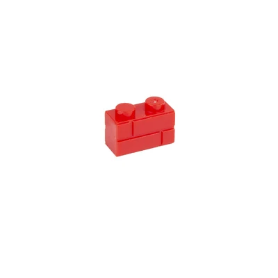 Сделай Сам строительные аксессуары блоки с толстыми стенками цифры кирпичи 1x2 точки развивающие креативный совместимые игрушки для Для детей C086