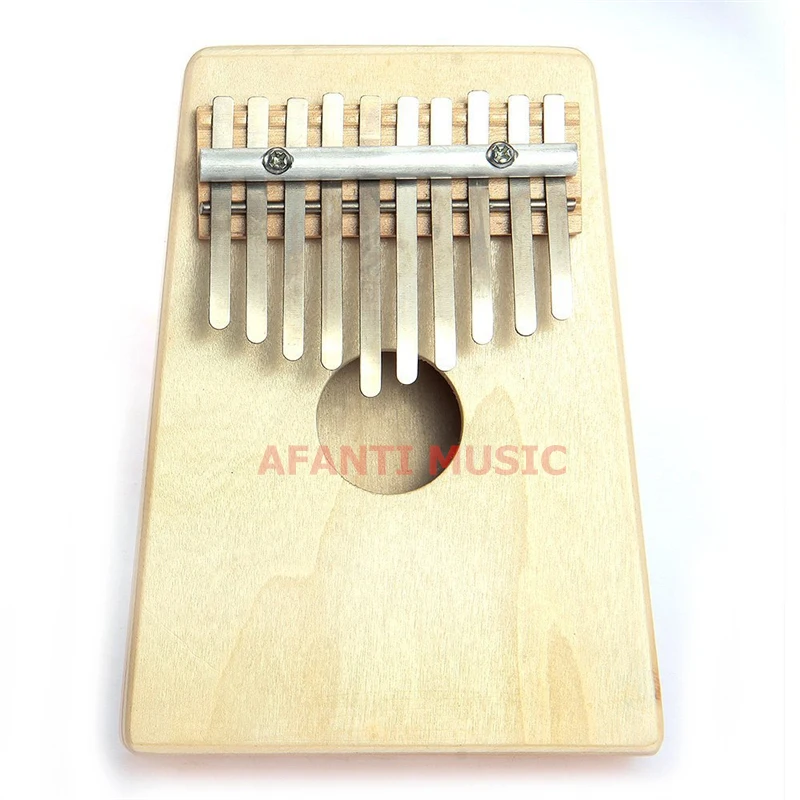 

Afanti Music 10 Keys Kalimba Mbira Thumb Piano Pine Traditional African Music Instruments 10 tone (THP-108)