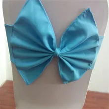 Ленты для свадьбы стулья/Луки для стульев/свадебные стул узел 50 шт