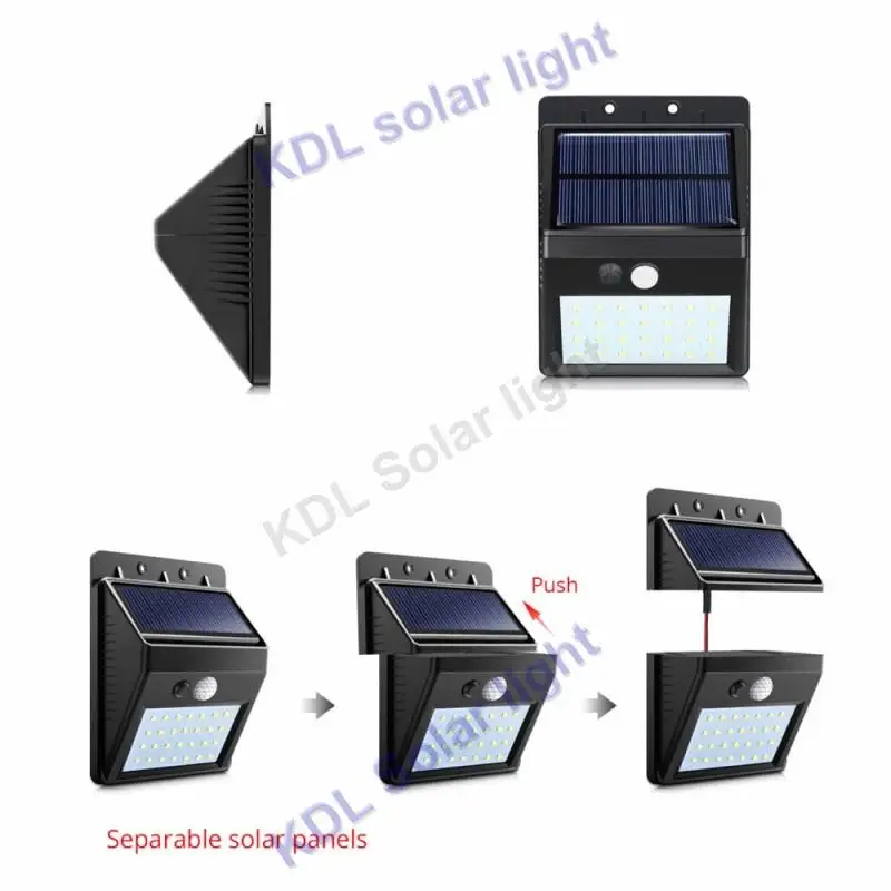 3 шт./лот обновление 30 светодиодов 500lm Солнечный свет Сплит гору pIR motion 3 senser vs38/48/28/10/55/20 светодиодных ламп smart ip65 6 IP ne