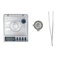 10 шт. компанией DHL FedEx весы карманные весы высокой точности ювелирные изделия с бриллиантами 20 г* 0.001 г+ Пинцет+ farmar с подсветкой