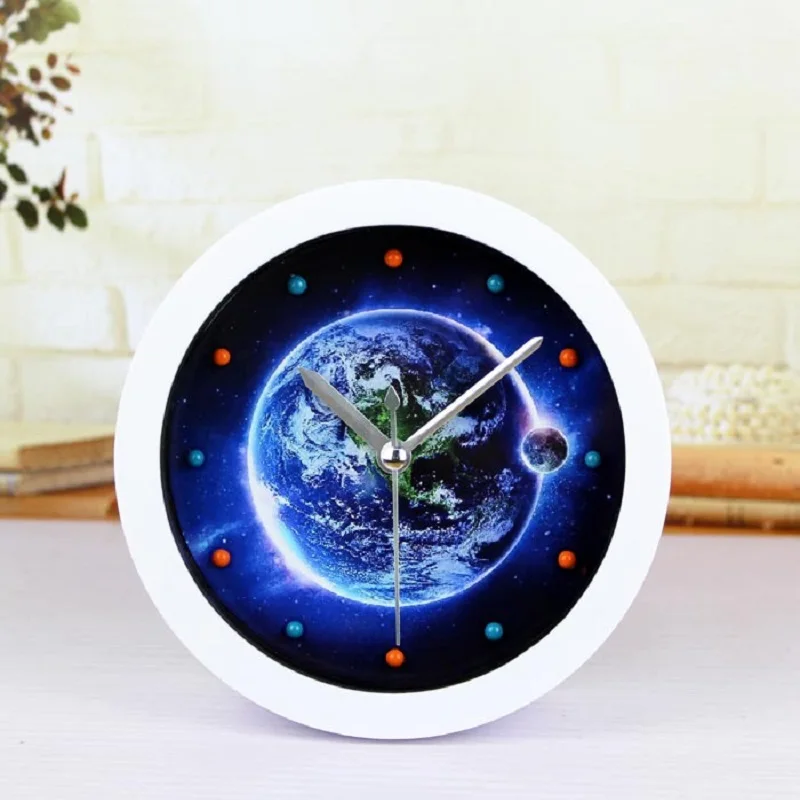 3D al fajr clock retro relogio de madeira reloj alarm home decor wood wooden watches saat table