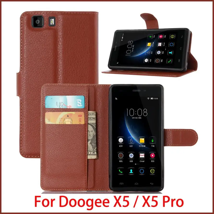 

New Arrival For Doogee X5 Pro/ X5 Case Luxury Flip Leather Stand Case For Doogee X5 Pro/ X5 Hight Quality Leather Cover