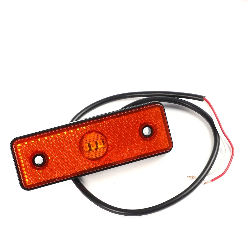

1 piece 24V LED Side Marker Lights Indicator Lamps Reflector for Tail Lights Trailer Motorcycles Electrical car accessory lorry