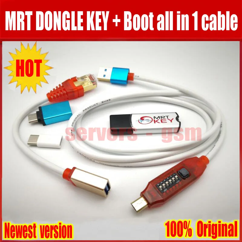 

2019 New MRT DONGLE MRT KEY Repairing Tools +Multifunction All Boot in 1 Cable (EASY SWITCHING) & Micro USB To Type-C Adapter
