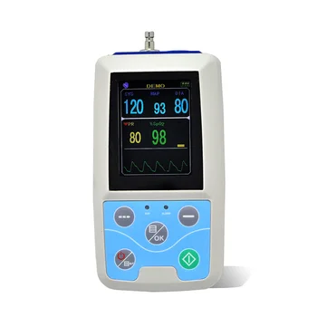 

PM50 24 hour Automatic Ambulatory BP Holter with SPO2 Probe, Blood Oxygen Saturation, Pulse Rate Medical Patient Monitor