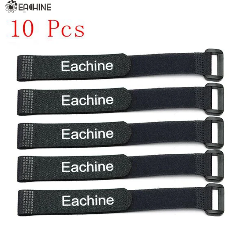 

High Quality 10PCS Strong 26*2cm Eachine Lipo Battery Tie Cable Tie Down Strap Colors For RC Helicopter Quadcopter Model