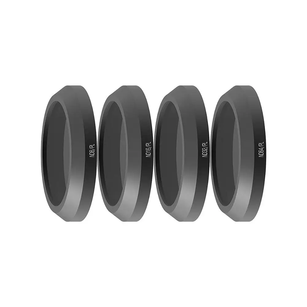 

Freewell Bright Day-Camera Lens Filters Set 4Pack ND8/PL, ND16/PL, ND32/PL, ND64/PL Made for Used with Parrot Anafi Drone
