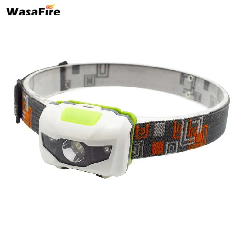 buy Wasafire Mini Headlamp 4 Modes Portable AAA Headlight Head Flashlight Torch Lamp Hiking Camping Light for Fishing Riding Cycling