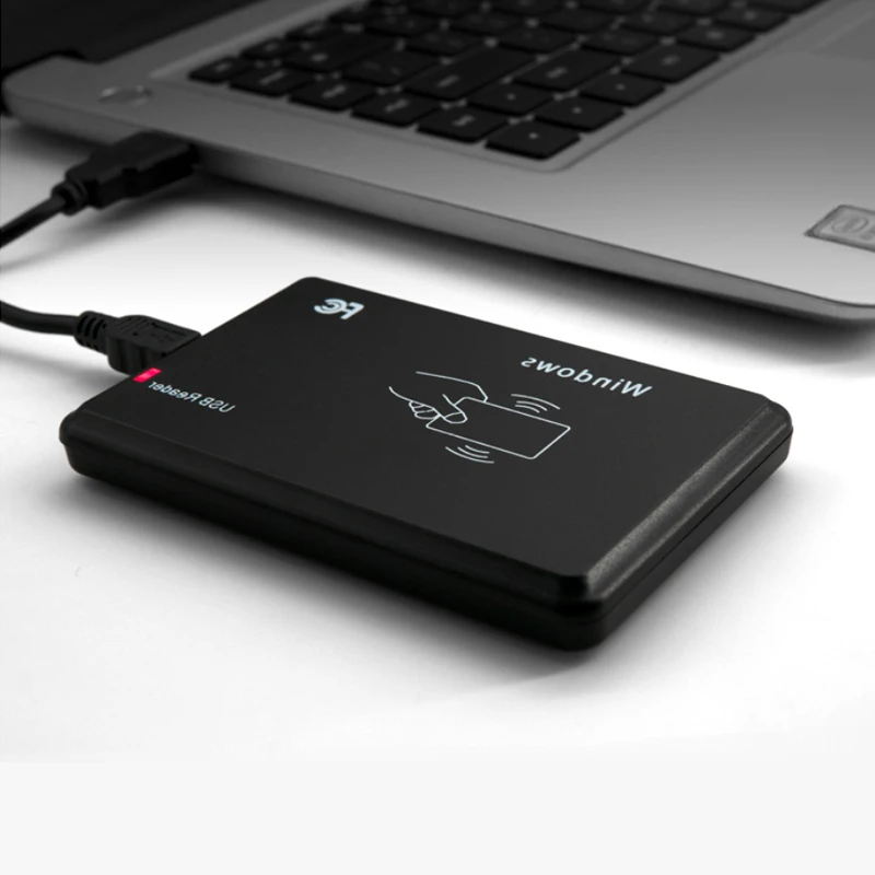 

R20D 125Khz RFID Smart Card Reader Desktop Black Rfid Reader Usb Tablet Card Reader