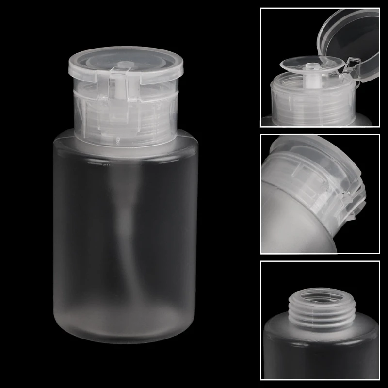 

150ml Nail Art Polish Pump Dispenser Empty Bottle Container For Cleaning Remover