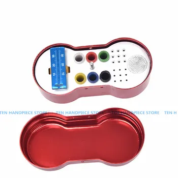 

2018 good quality dental Disinfection box Needle nipple tip root canal disinfection box With measuring tape