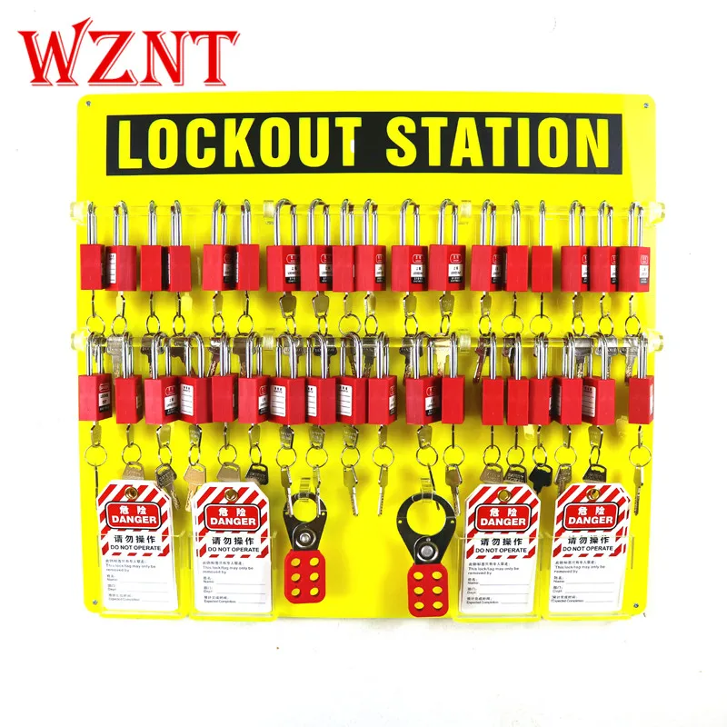US $205.28 36Lock Board Wall Mounted Lockout Tagout Stations