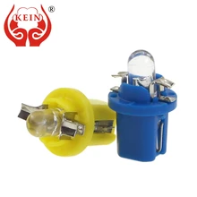 KEIN 1 шт. T5 B8.5 B8.5D автомобильный Автомобильный светодиодный индиатор манометр огни внутренняя приборная панель торпедная боковая лампа DC12V красный белый синий сигнальная лампа