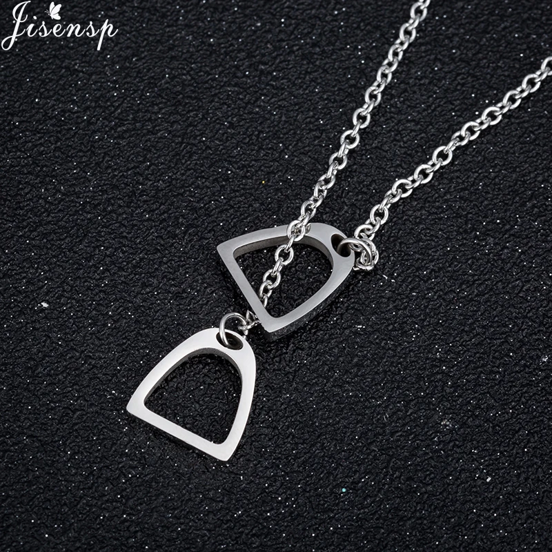 Jisensp New Multilayer Statement Necklaces Y Style Chain Horse Hoof Horseshoe Pendants Necklaces Unisex Jewelry For Men/ Women Jisensp New Multilayer Statement Necklaces Y Style Chain Horse Hoof Horseshoe Pendants Necklaces Unisex Jewelry For Men/ Women