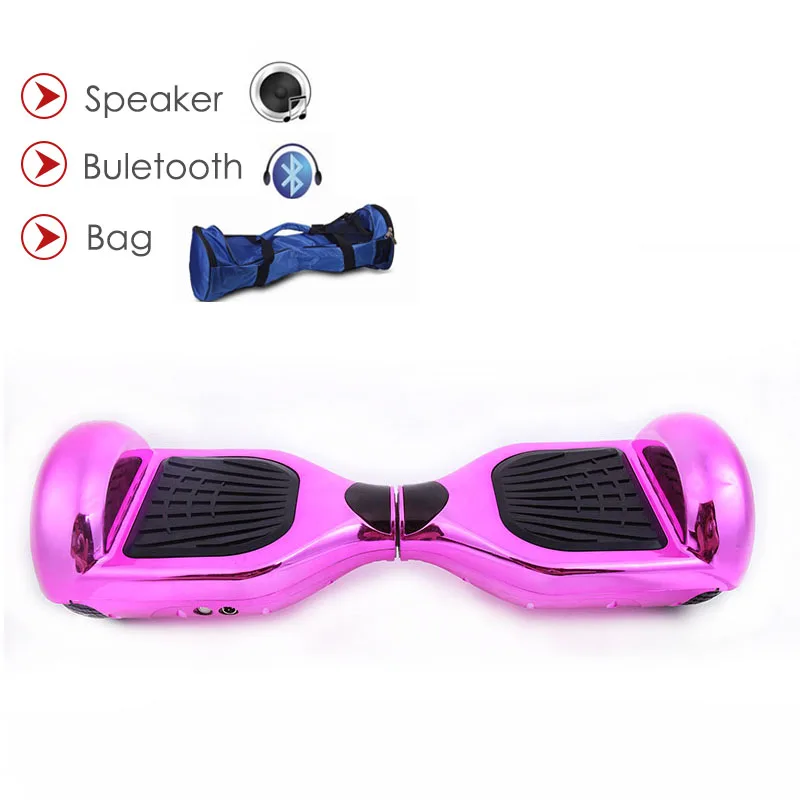 Spain stock 6.5 Smart Balancing electric hoverboard scooter two wheels gyroscope Bluetooth Key Oxboard Skateboard Hoverboards