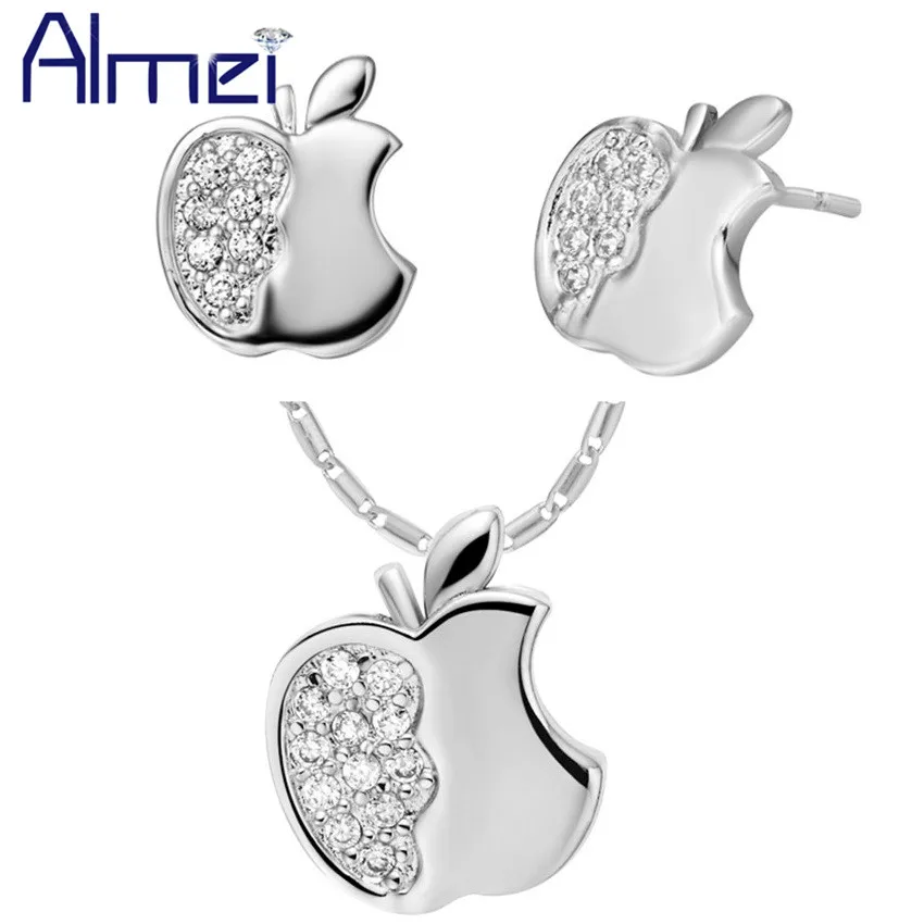 Комплект из колье и серёг цвета розового золота|bridal jewelry sets|jewelry setsjewelry sets crystal |