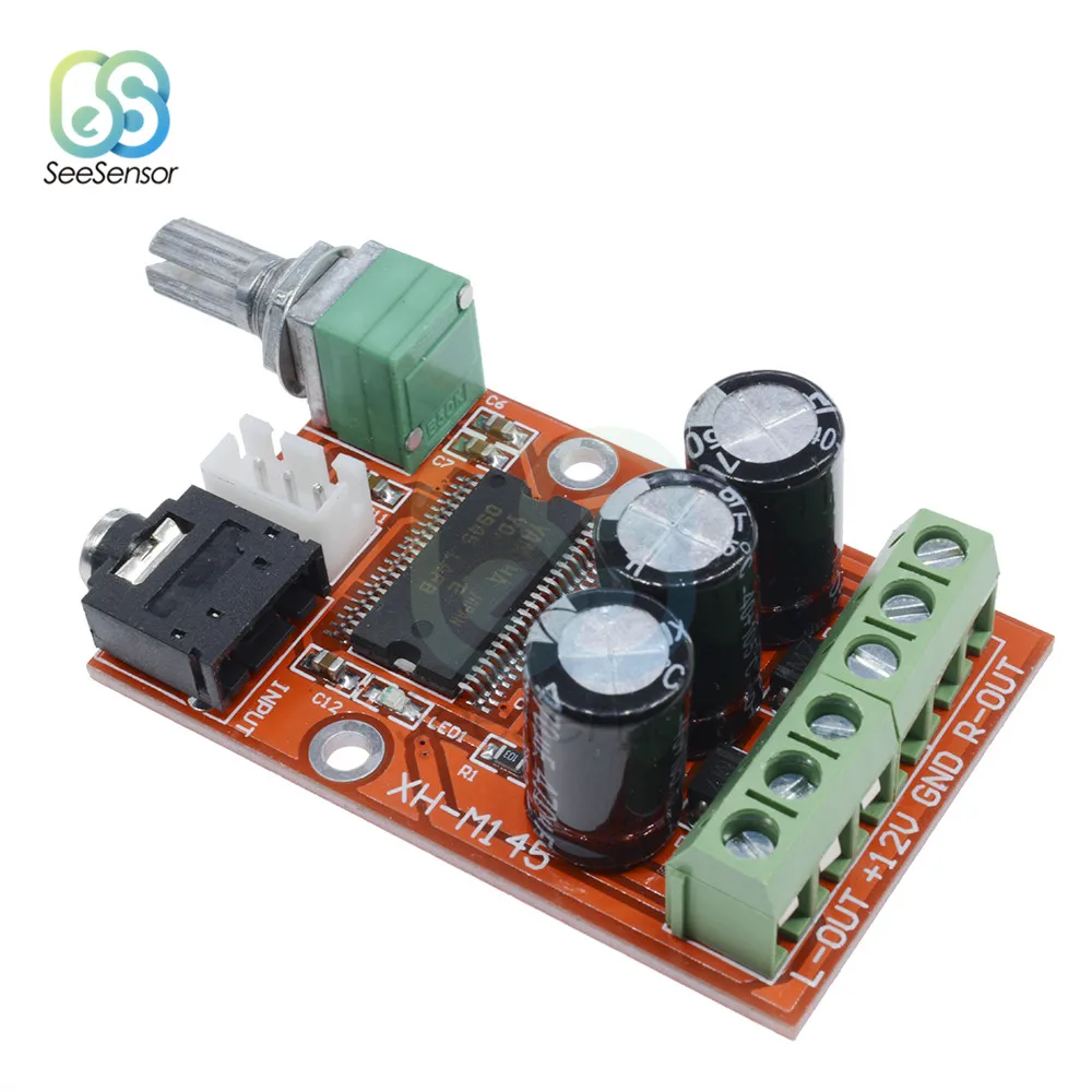 

YDA138-E 2x12W Stereo Dual Channel Digital Audio Amplifier Board Two-channel Sound Class D