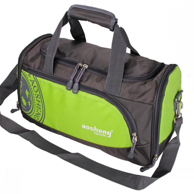 AOSHENG Nylon Outdoor Male Sport Bag Professional Men And Women Fitness Shoulder Gym Bag Hot Training Female Yoga Duffel Bag