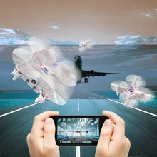Mini Drone with Camera Cheerson CX-10W RC Quadcopter 6-Axis Gyro Headless Mode WIFI FPV Real-Time Camera Remote Control Copters