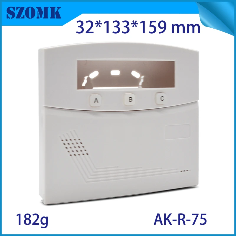 

wireless home burglar security alarm system enclosure 32*133*159mm abs plastic junction housing card reader project box szomk