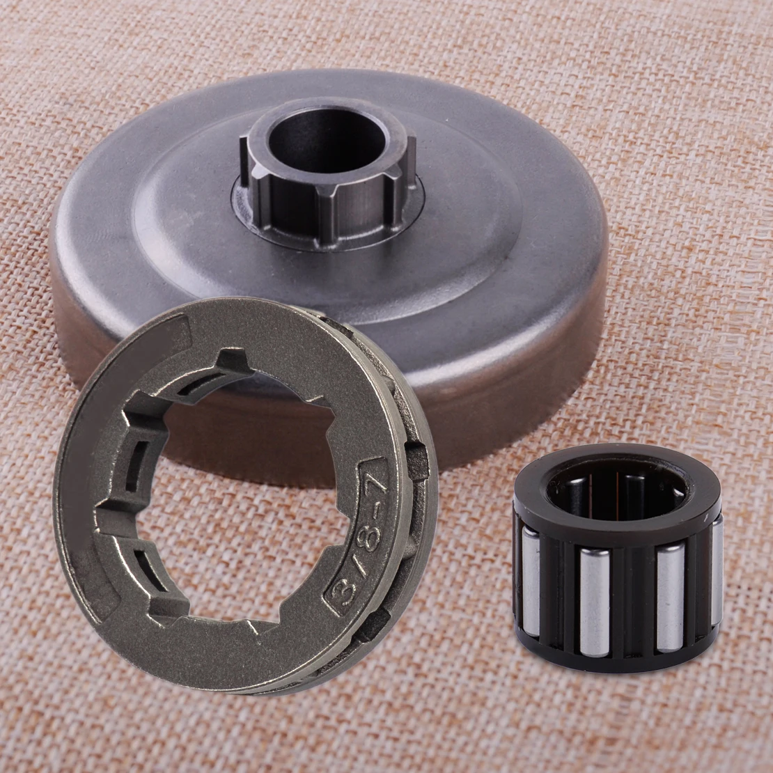 LETAOSK 3/8 "-7 обод цепи муфта зубчатого колеса барабан и игольчатый подшипник