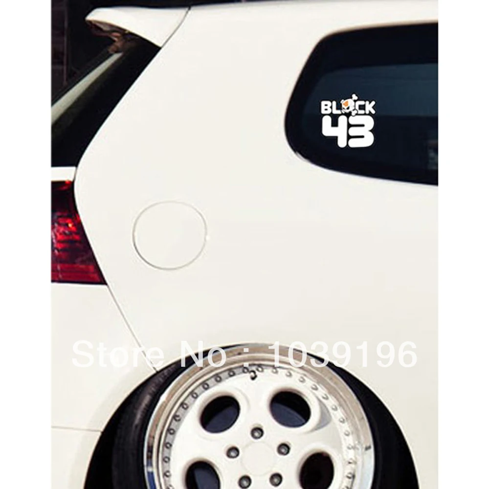 Monster Car Stickers Ken Block 43 Skull Car Decal for