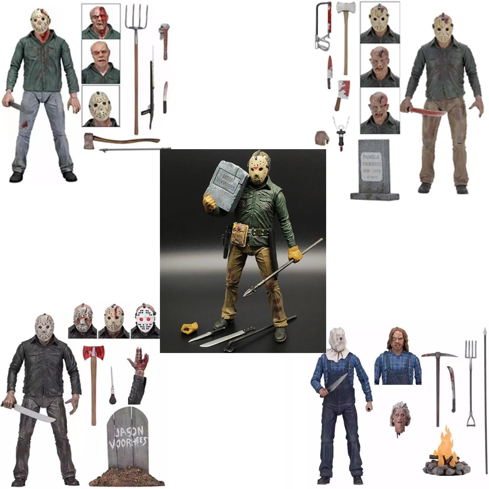 NECA Friday 13th Jason 2009 Remake Voorhees Deluxe Edition Ultimate фигурка игрушка ужас подарок