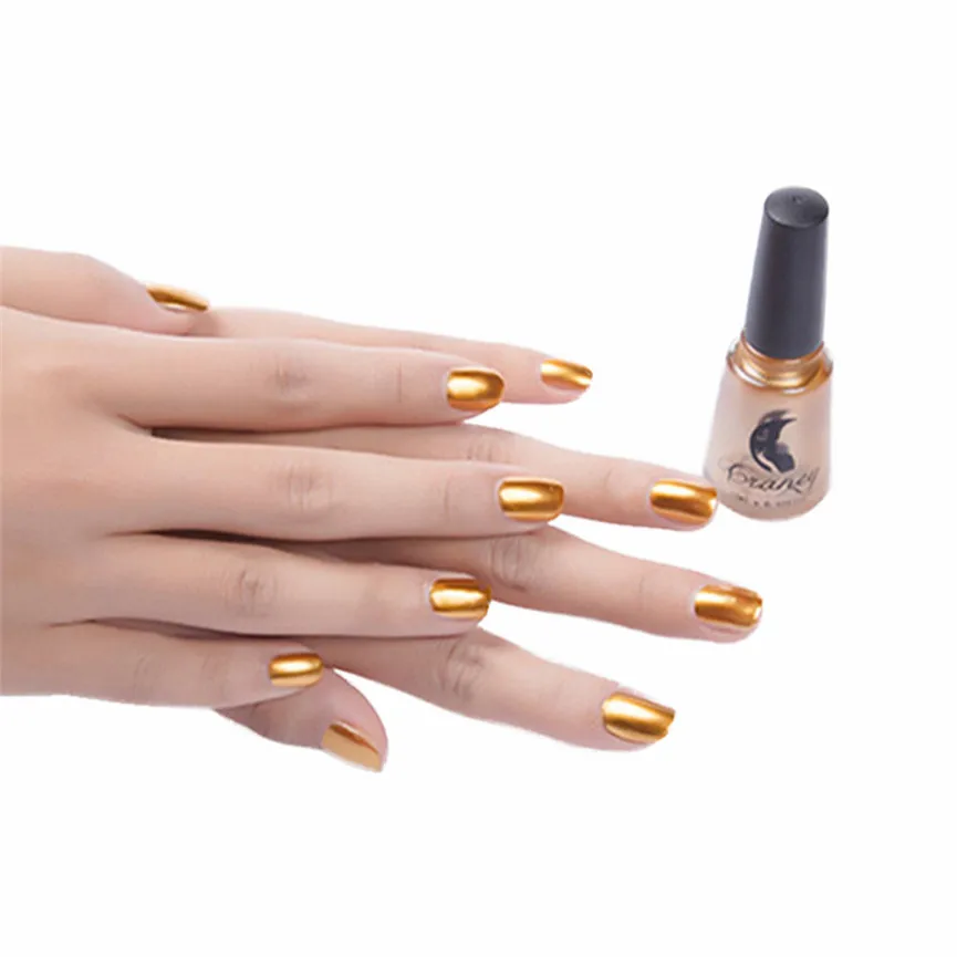 2018 Mirror Nail Polish Plating Silver Paste Metal Color Stainless 2018 Mirror Nail Polish Plating Silver Paste Metal Color Stainless Steel For Art Gold Retail Box In From Beauty