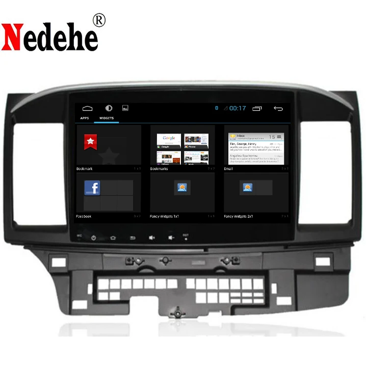 

Nedehe 10.2 inch 2G RAM Android 8.1 Car DVD GPS for Mitsubishi Lancer 2008-2015 Car Navigation system Radio Head unit