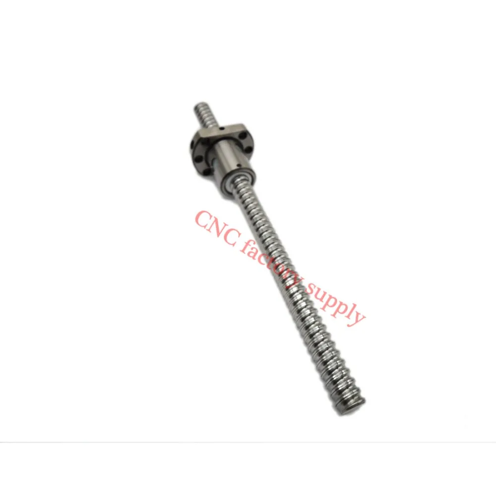 

Free shipping SFU1204 L500mm rolled ball screw C7 with 1204 single ball nut for CNC parts