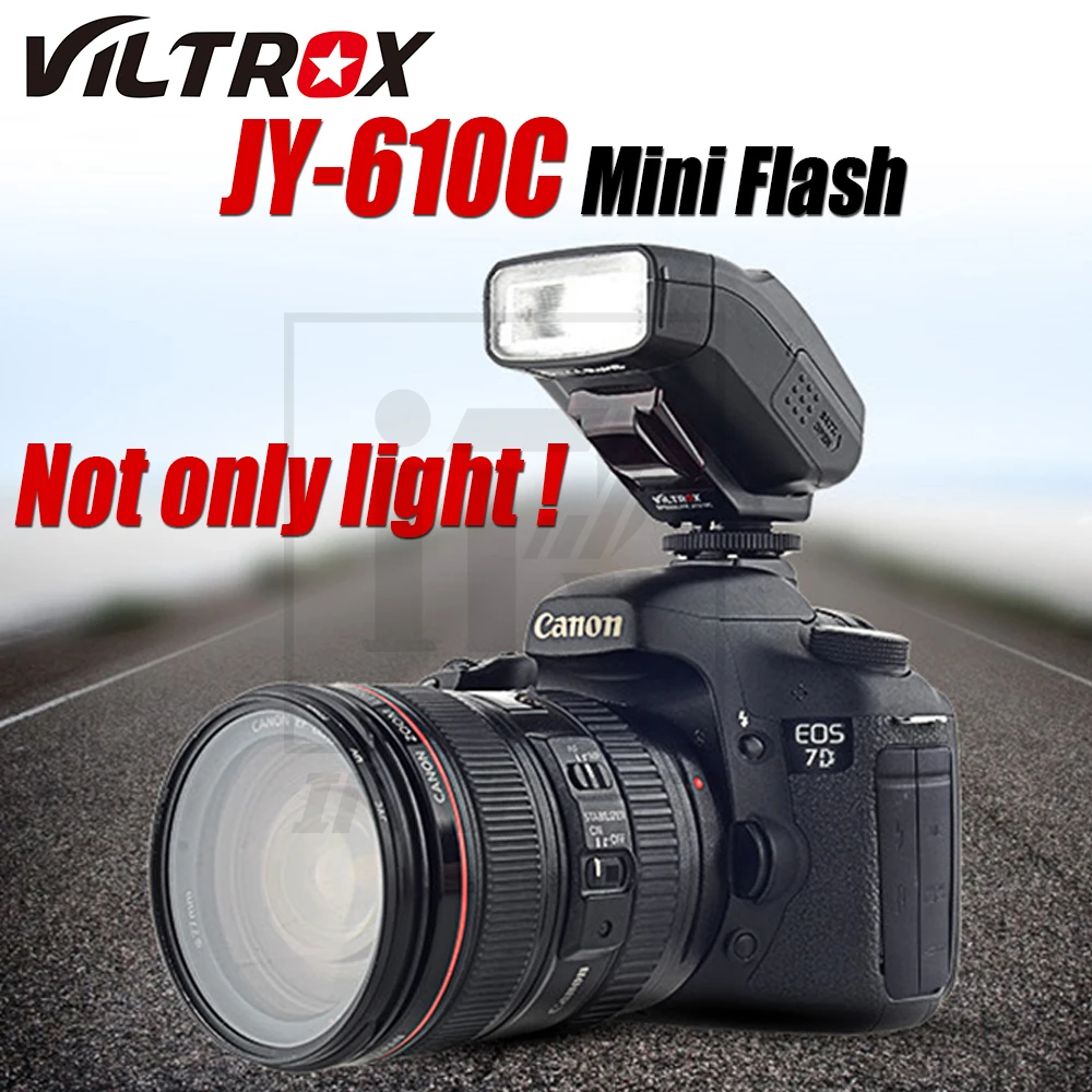 VILTROX JY-610C мини-вспышка JY610C 1 5 Дюймовый TTL на-камера свет портативный Speedlite для Canon 6D