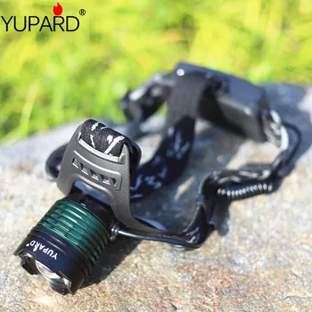 

YUPARD XM-L2 T6 LED bright LED Zoom Headlamp Torch light zoomable headlight 18650 rechargeable camping fishing outdoor