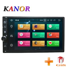 KANOR Восьмиядерный Оперативная память 4 г Встроенная память 32 г 2 Din Android 8,0 автомобилей Радио gps навигации для hyundai Elantra соната Tucson Santa Fe Lavita Getz