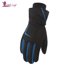 Lurehooker Водонепроницаемые зимние теплые лыжные перчатки для активного спорта, ветрозащитные перчатки для сноуборда хлопковые лыжные перчатки для мужчин и женщин