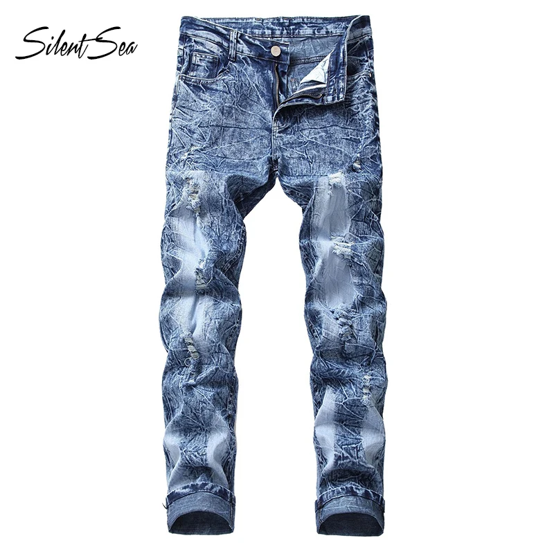 damage jeans design for man