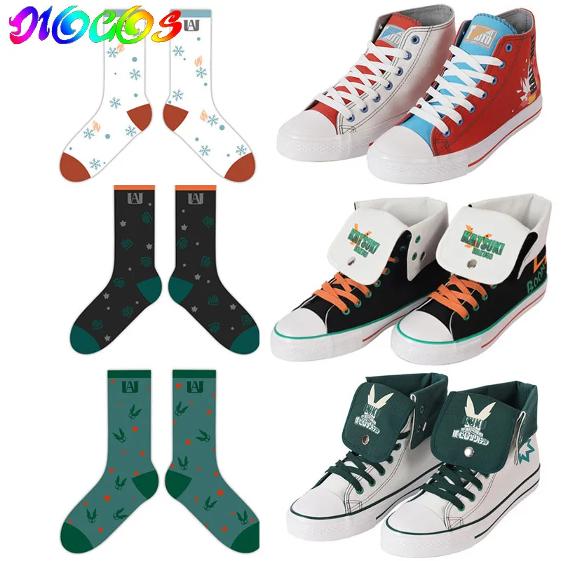 Обувь для косплея DIOCOS Boku no My Hero академия Bakugou Katsuki Todoroki Shoto Midoriya Izuku аниме холщовая