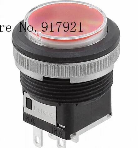 

[ZOB] LB16WKG01-5F-JB imported from Japan nkk day open LB-16WK illuminated push button switch embedded --5PCS/LOT