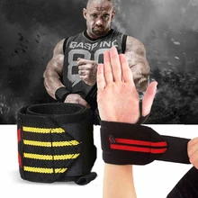 1 шт., спортивные аксессуары для безопасности, спортивный ремешок для поддержки запястья, эластичный браслет, ремни для тяжелой атлетики, аксессуары для тренажерного зала