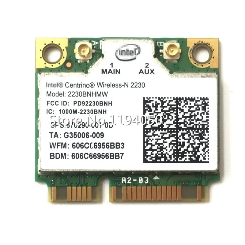 Intel2230 Centrino wireless-N2230 Wlan + Bluetooth 4,0 мини pci-E Combo Karte 300 м wifi + 4.0BT