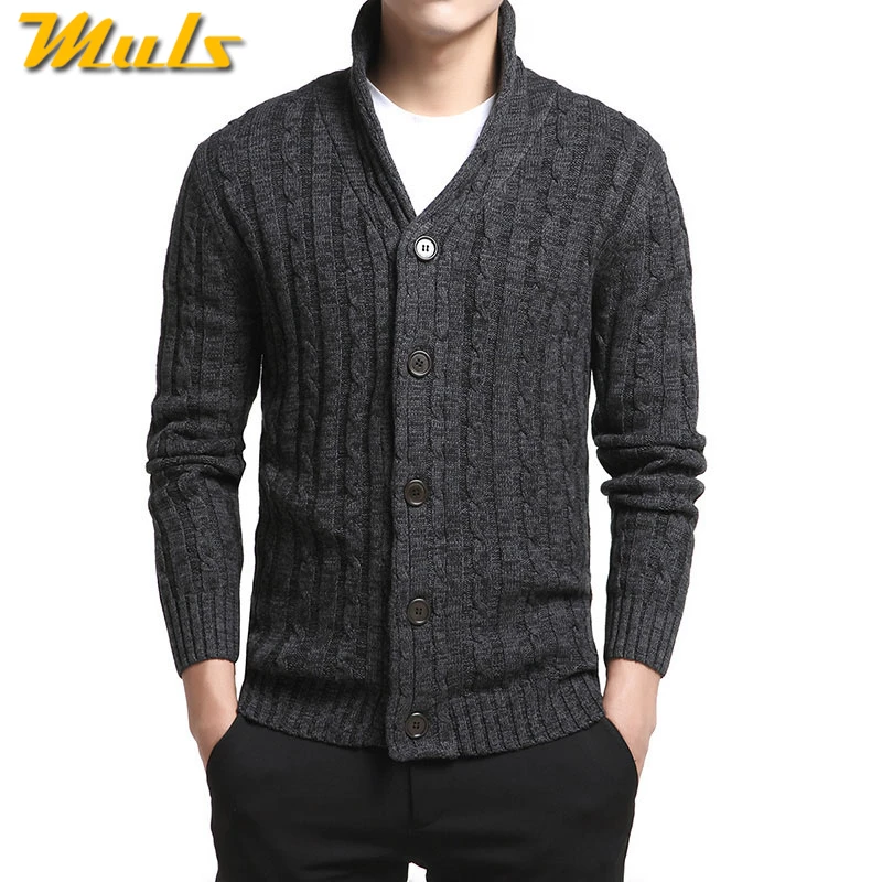 

Mens Sweater Cardigan Males Twist Style Cardigan Clothings Fashion Thick Warm Colored Wool Sweaters Men Plus Size 4XL MuLS Brand