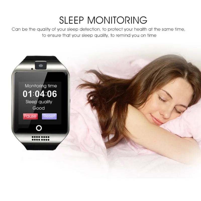 Smart Watch with Touch Screen Camera Support TF SIM Card Bluetooth Q18 Smartwatch smartphone for kids women men gift lordzmix (3)