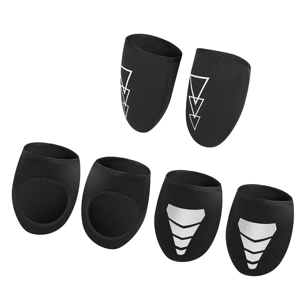 Windproof Cycling Shoes Cover Abrasion Resistant Half Shoe Covers for MTB/BMX Bicycles 3 Colors Available for Your Choice