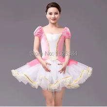 Профессиональное балетное платье-пачка Феи розового цвета, танцевальный костюм для детей и взрослых, C9