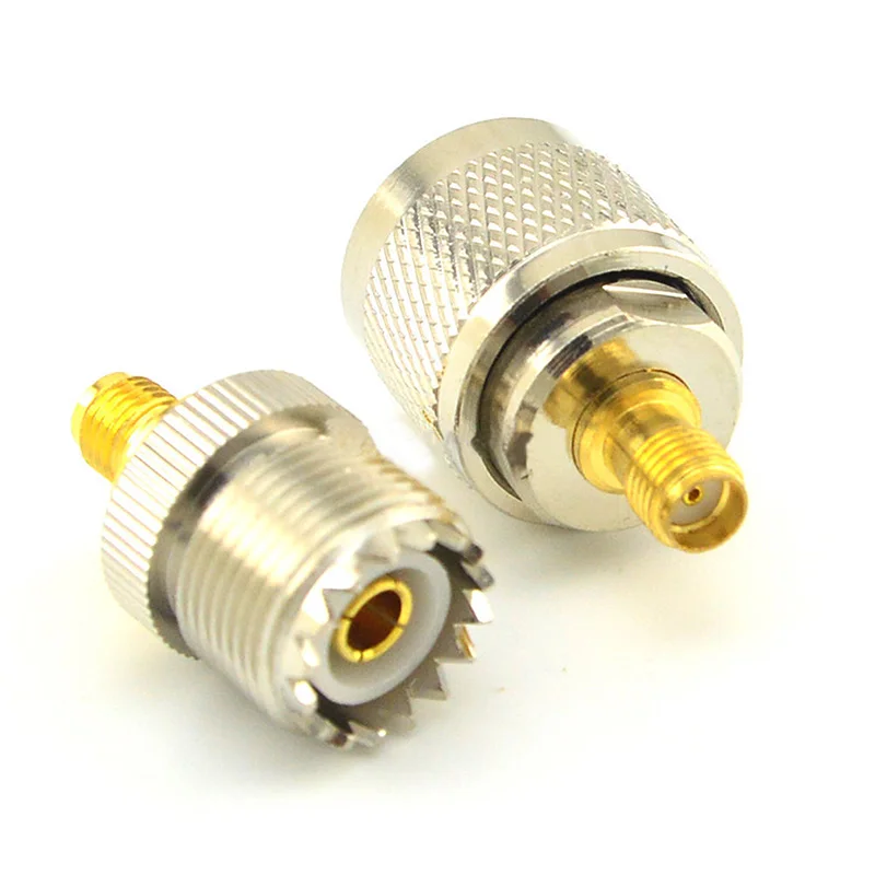 

5 pcs SO239 UHF Female Jack to SMA Jack Female RF Adapter Connector Converter