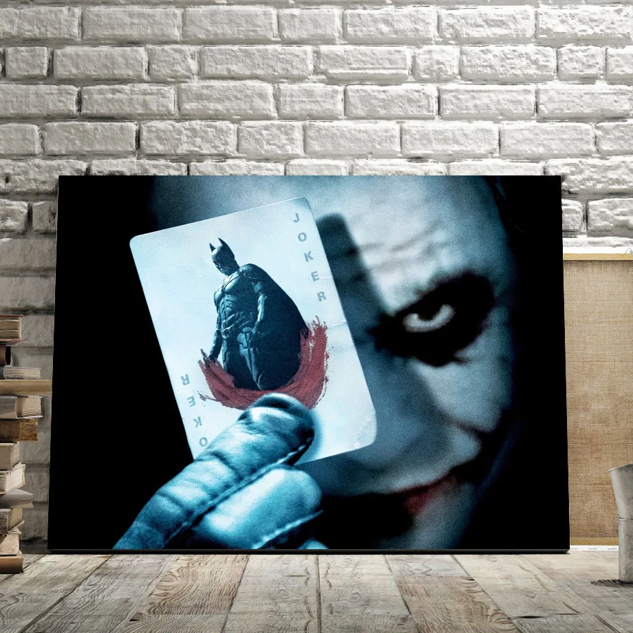 

Wall Art Canvas Painting Batman The Dark Knight Mr Joker Nordic Posters And Prints Movie Wall Pictures For Living Room Bar Decor